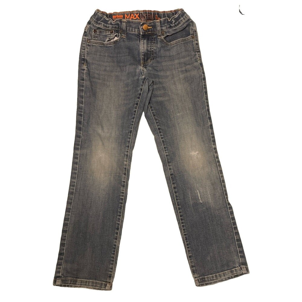 Boys 10 Slim Jeans Urban Pipeline Max Wear Button Fly Adjustable Waste GUC